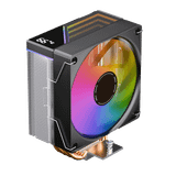  Tản nhiệt khí Leopard K420E Digital Black | ARGB Display, Đen 