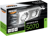  Card màn hình NVIDIA GeForce RTX 5070 INNO3D TWIN X2 OC WHITE OC | 12GB GDDR7, 6144 CUDA, 650W 