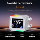  Tản nhiệt nước Leopard Astroshell 240 ARGB Digital LCD V2 - Trắng 