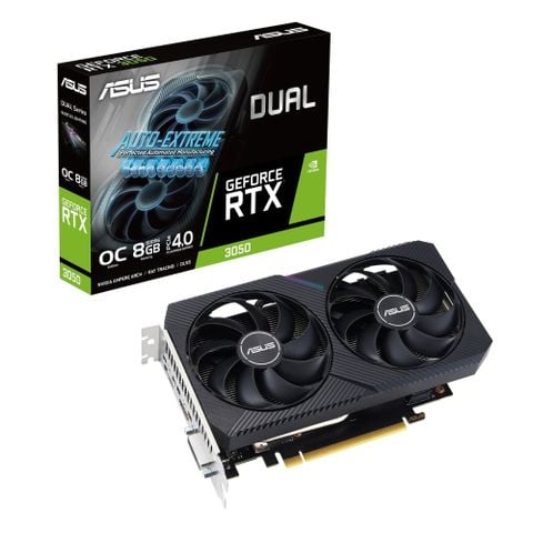 Card màn hình Asus Dual RTX 3050 OC 8GB GDDR6 QSD