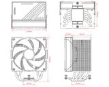  Tản Nhiệt Khí ID-Cooling FROZN A610 ARGB | 6 ống, màu đen 
