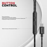  Tai nghe Honeywell Suono P60 | Có dây, In-ear, Đen 