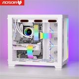  Dây cáp nguồn nối dài Coolmoon Aosor  GPU-28 Led ARGB | 2x8 pin, kèm HUB khiển SK3 