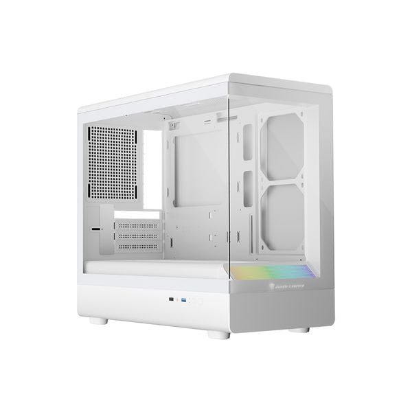  Thùng máy Case Leopard MS-01 RGB | Trắng, không kèm fan 