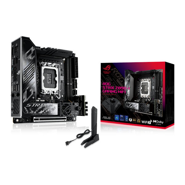  Mainboard ASUS ROG Strix Z890-I Gaming Wifi DDR5 | LGA 1851, Mini-ITX, 2 khe RAM 