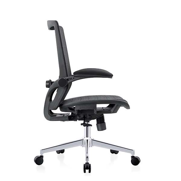  Ghế công thái học E DRA EEC217 | Đen, 120kg, Chân xoay, Lưng lưới 