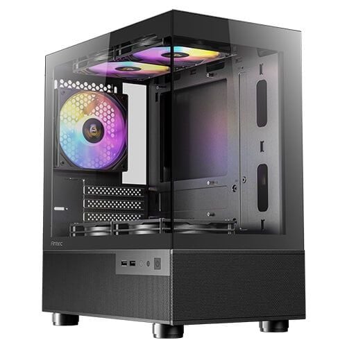 Thùng máy Antec CX200M - Black | Không kèm fan, hồ cá