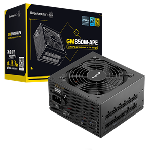  Nguồn máy tính Segotep Gm 850W Ape Atx B.0 Pcie 5.0 (Đen) | Full Modular, ATX 