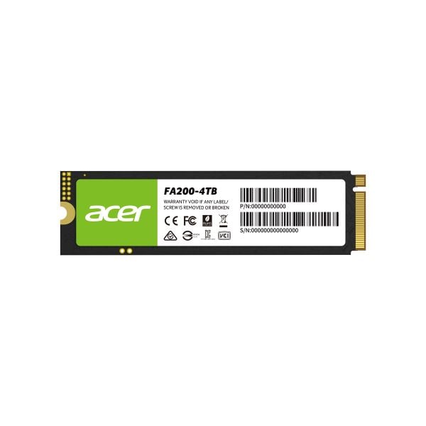 Ổ cứng SSD Acer FA200 1TB | PCIe Gen4 x4 NVMe, M.2 2280 