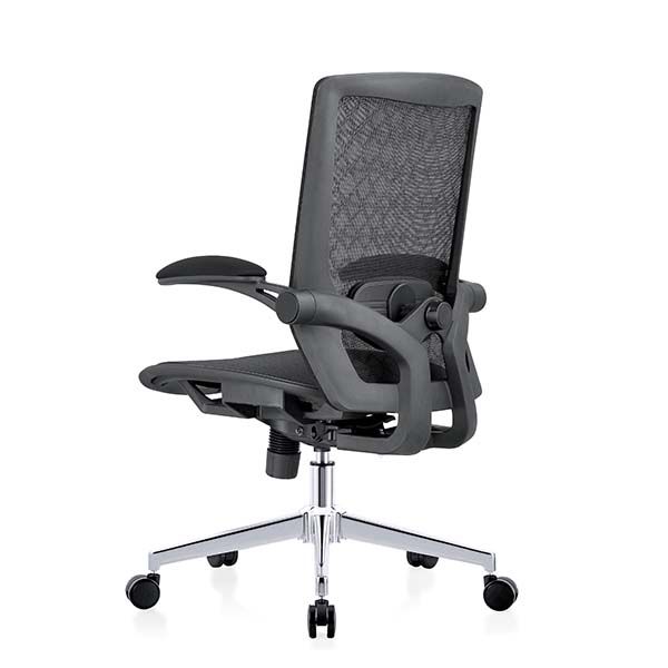  Ghế công thái học E DRA EEC217 | Đen, 120kg, Chân xoay, Lưng lưới 