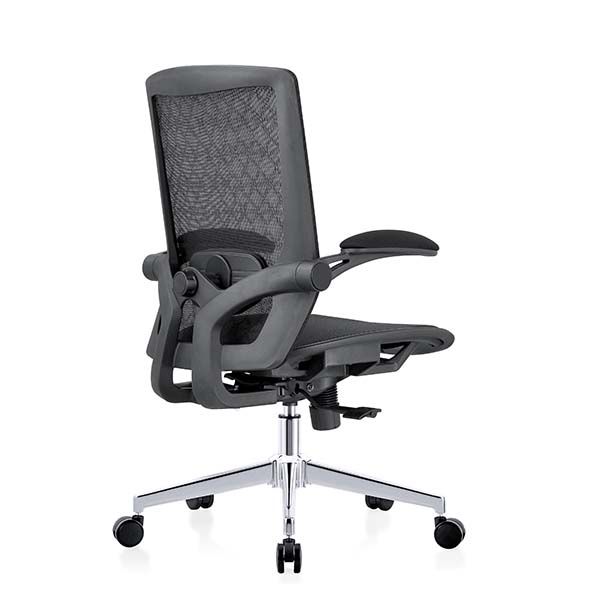  Ghế công thái học E DRA EEC217 | Đen, 120kg, Chân xoay, Lưng lưới 