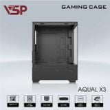  Thùng máy VSP Aqual X3 - Đen | Không kèm fan 