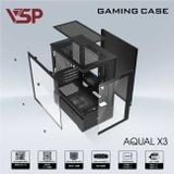  Thùng máy VSP Aqual X3 - Đen | Không kèm fan 