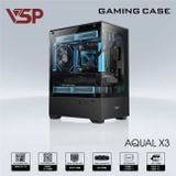  Thùng máy VSP Aqual X3 - Đen | Không kèm fan 