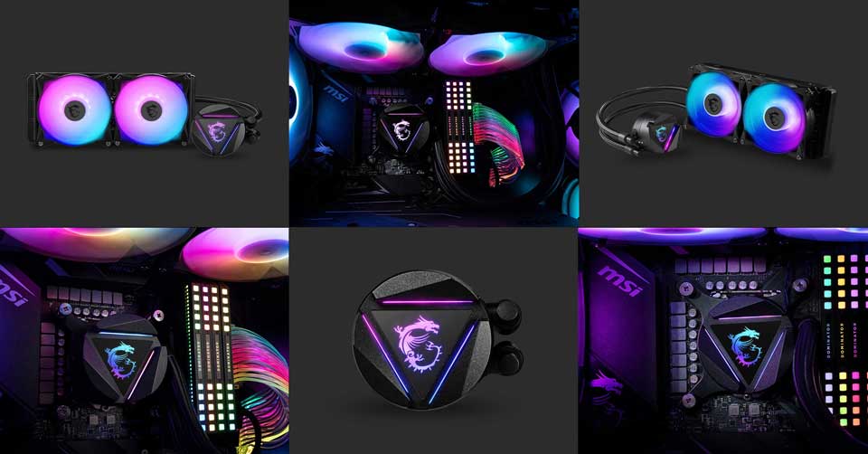Tản nhiệt CPU MSI MAG Coreliquid 240R RGB AiO Cooling