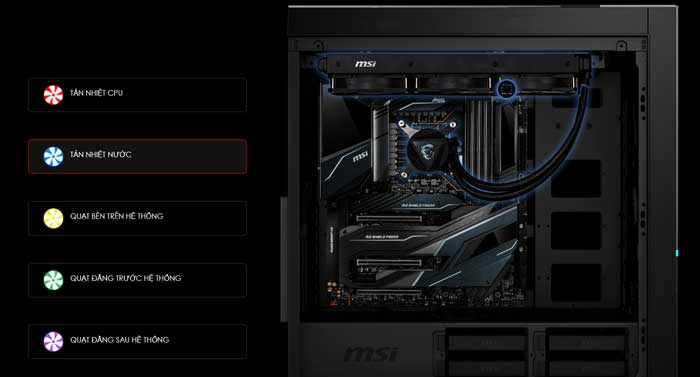 Tản nhiệt CPU MSI MAG Coreliquid 240R RGB AiO Cooling
