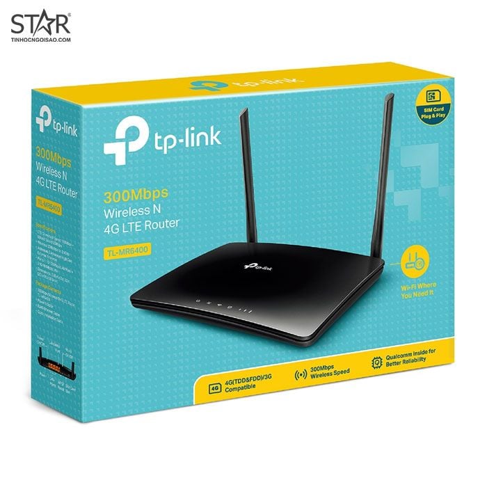 Phát Wifi TP-Link TL-MR6400 – 2 anten