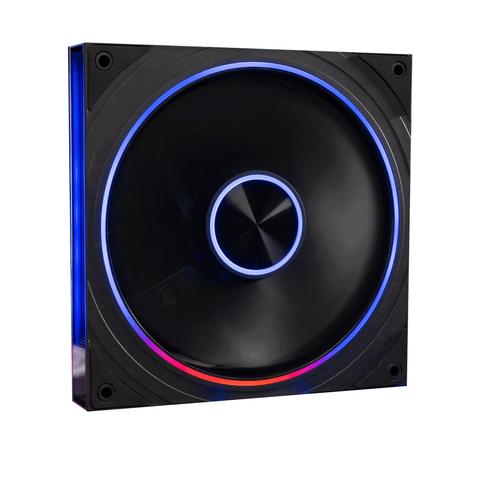 Quạt tản nhiệt PC Leopard TransWarp | Fan lẻ 140mm, ARGB, Gió thuận, Đen