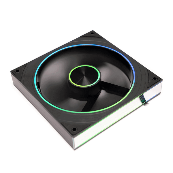  Quạt tản nhiệt PC Leopard TransWarp | Fan lẻ 140mm, ARGB, Gió ngược, Đen 