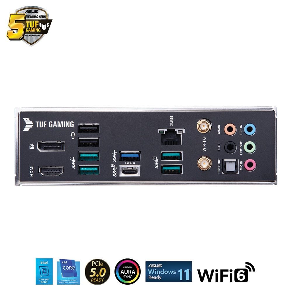 Mainboard Asus TUF Gaming B660M Plus Wifi D4