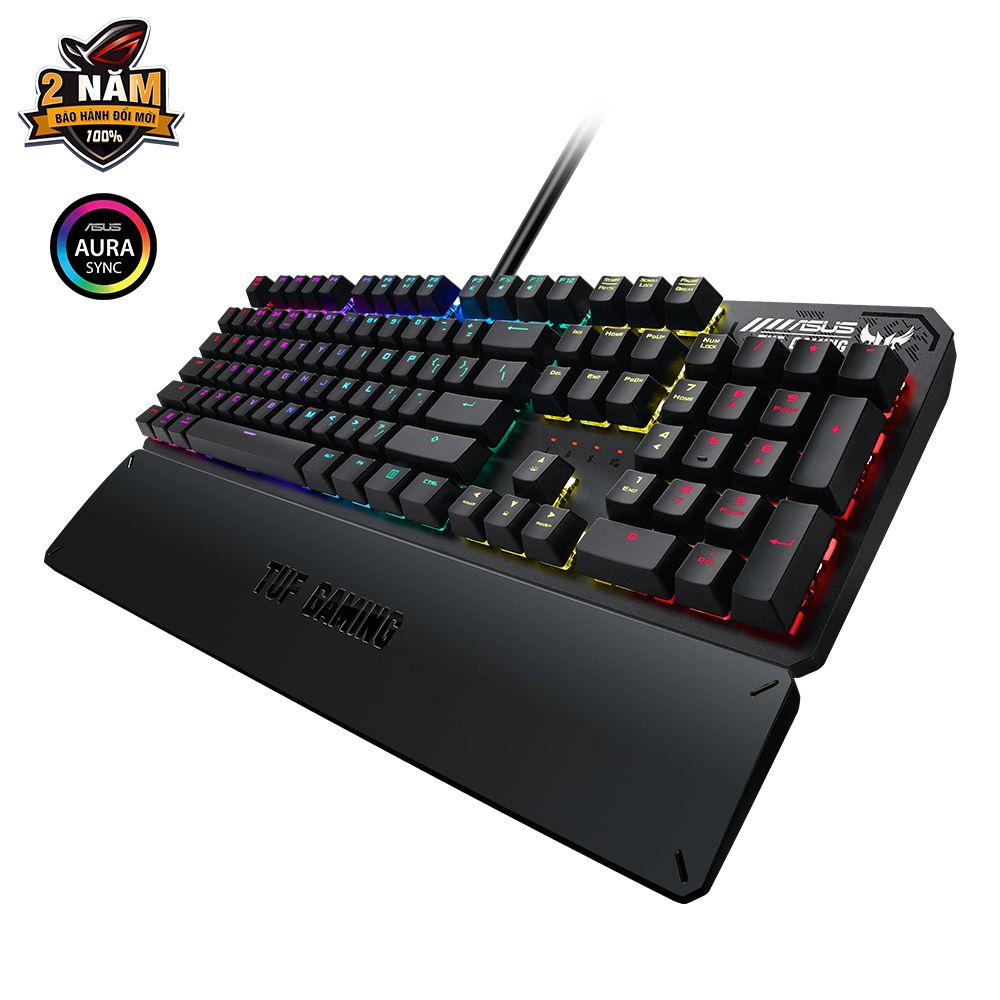 Bàn phím cơ Asus TUF Gaming K3 RGB - Red Switch (Đen)