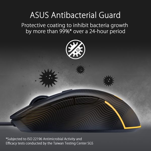  Chuột gaming Asus TUF Gaming M3 Gen 2 | Có dây, 8000 DPI, 59g, Đen 