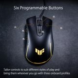  Chuột gaming Asus TUF Gaming M3 Gen 2 | Có dây, 8000 DPI, 59g, Đen 