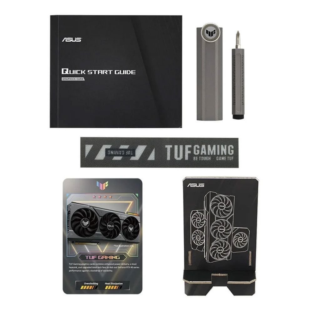 Card màn hình VGA ASUS TUF Gaming GeForce RTX 4060 Ti OC 8GB GDDR6 (TUF-RTX4060TI-8G-GAMING)