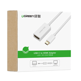  Cáp chuyển Type C to HDMI HUB Ugreen 40273 (vỏ nhôm) 