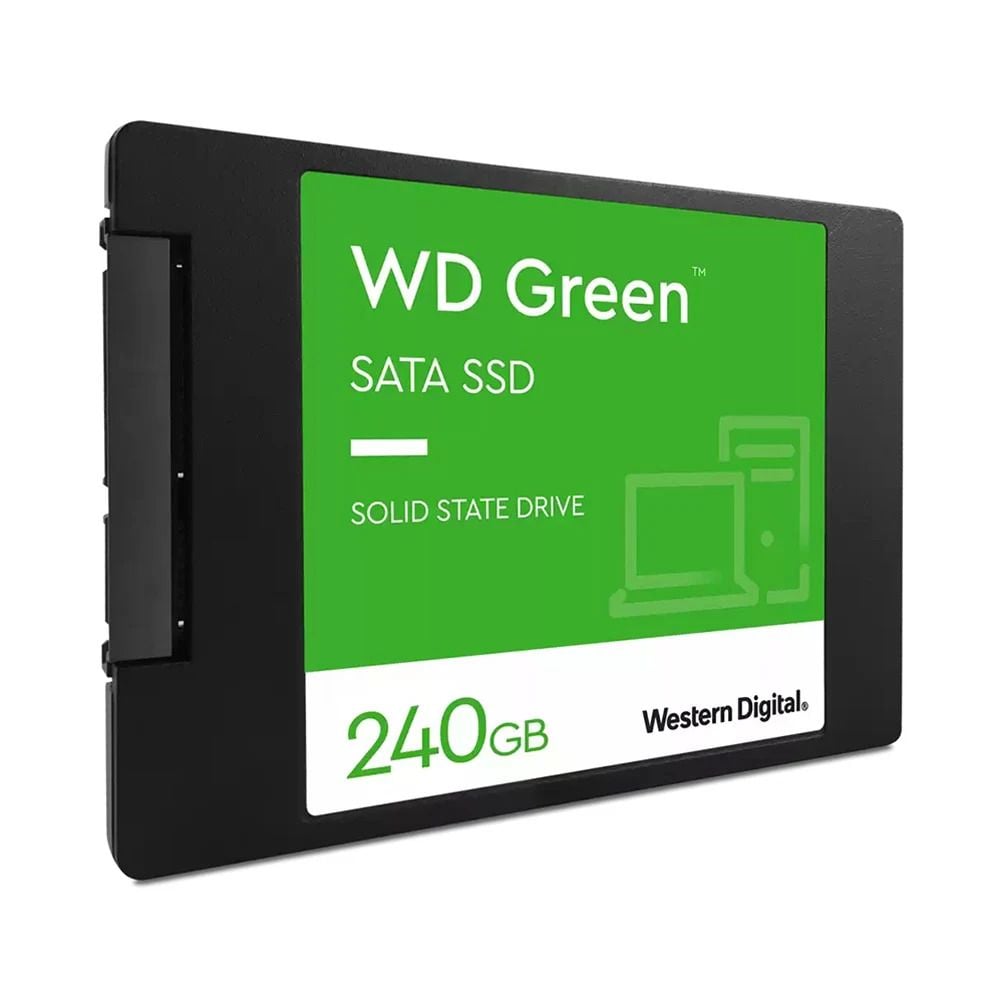 Ổ Cứng SSD 240G Western Green | Sata III, 2.5 inch, WDS240G3G0A