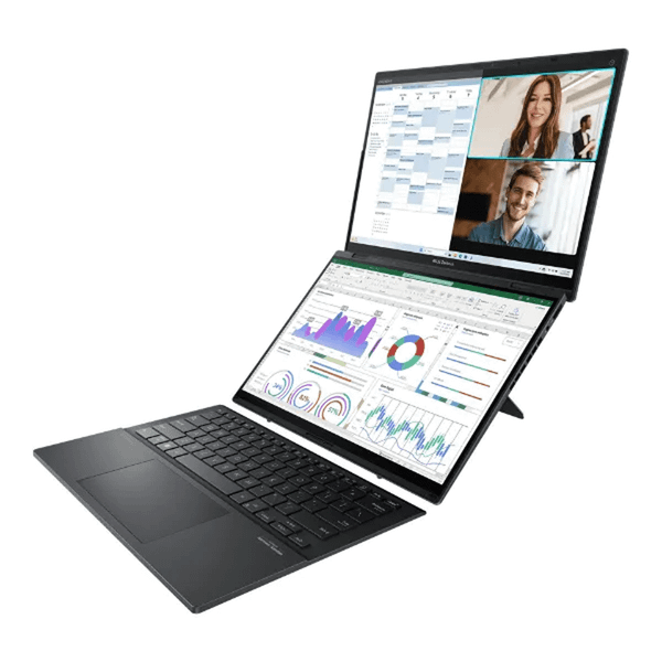  Laptop Văn phòng AI ASUS Zenbook Duo UX8406MA-PZ142W | U9 185H, 32GB, SSD 1TB, Intel Arc Graphics, 14" 3K 