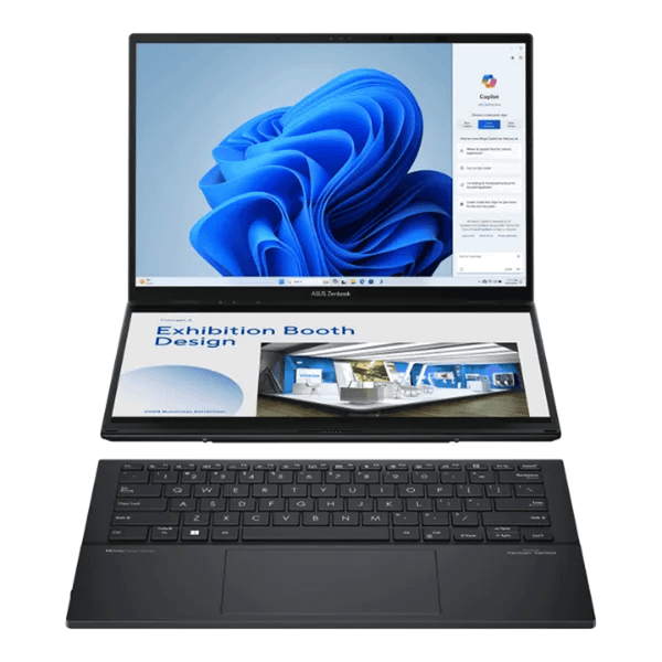  Laptop Văn phòng AI ASUS Zenbook Duo UX8406MA-PZ142W | U9 185H, 32GB, SSD 1TB, Intel Arc Graphics, 14" 3K 