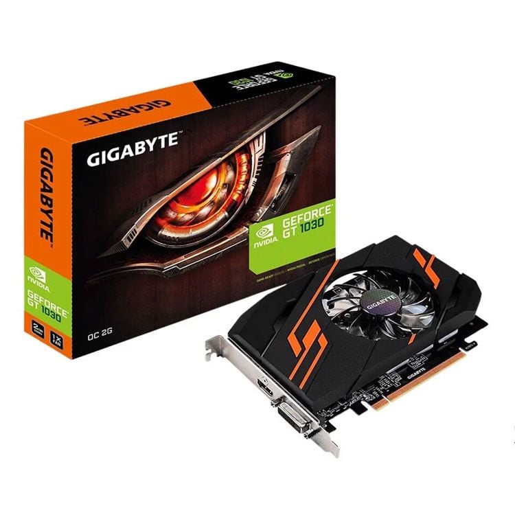 VGA Gigabyte GT 1030 2GB GDDR5 Giga OC 1FAN (GV-N1030OC-2GI)