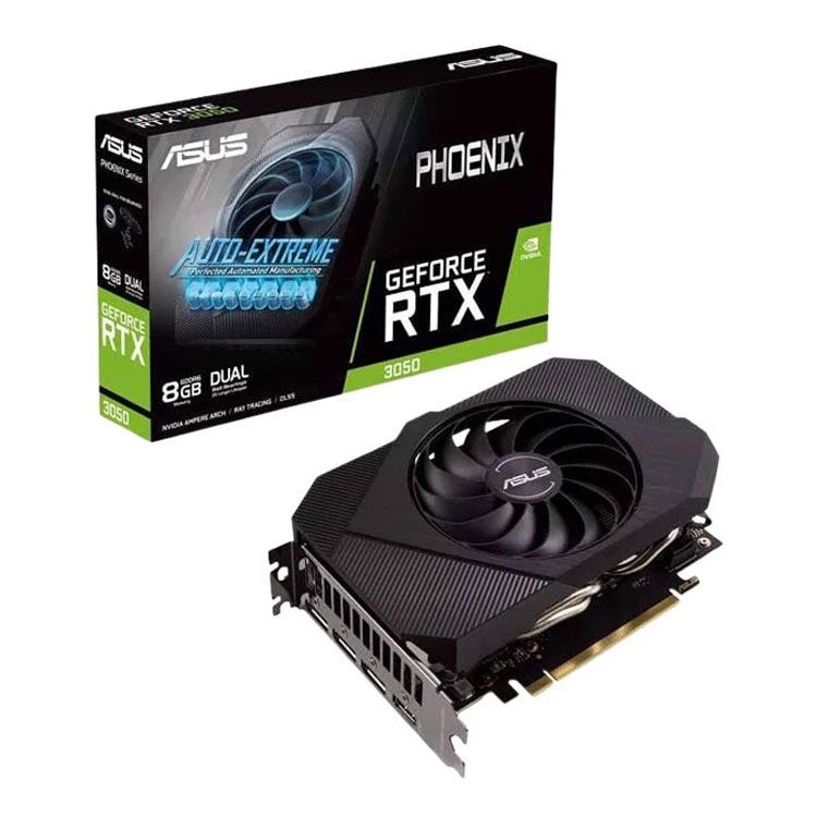 VGA Asus RTX 3050 8GB GDDR6 Phoenix (PH-RTX 3050-8GB)