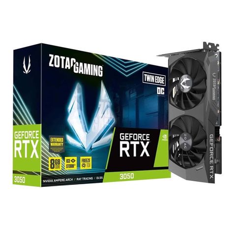 VGA Zotac Gaming RTX 3050 Twin Edge 8GB DDR6 2 Fan – TINHOCNGOISAO.COM