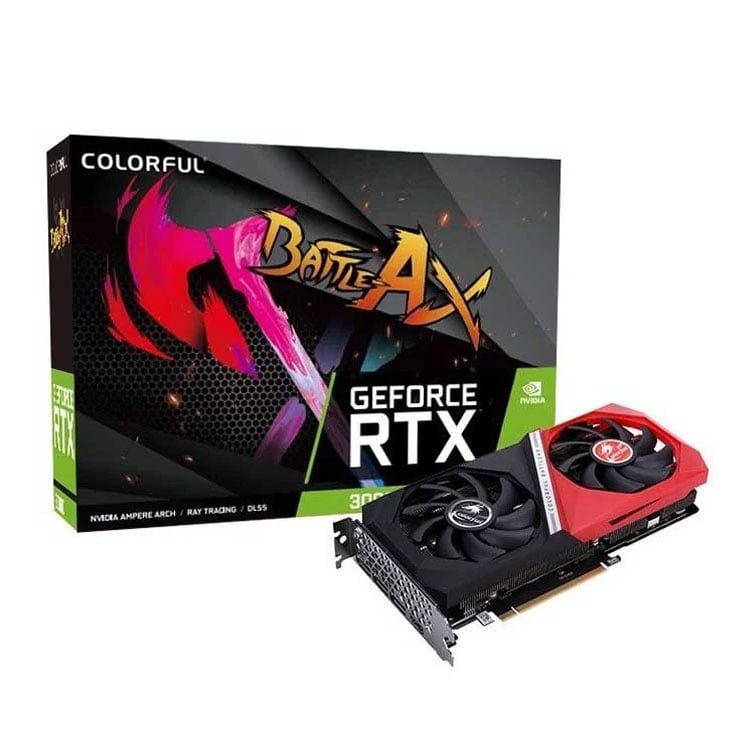 VGA Colorful RTX 3060 12GB GDDR6 NB DUO L-V V2 LHR (GeForce RTX 3060 NB DUO 12GB L-V)