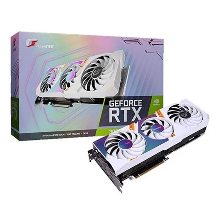 VGA Colorful iGame RTX 3060 Ultra White OC 12GB L-V 3 Fan