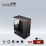  Thùng máy VSP V4 - Đen | Không kèm fan 