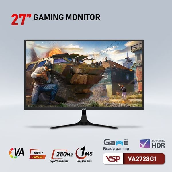  Màn hình Gaming VSP VA2728G1 | 27 inch, FHD, 280Hz, VA 