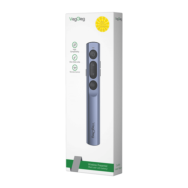  Bút trình chiếu VEGGIEG V-LP002 | Laser đỏ, kèm pin 