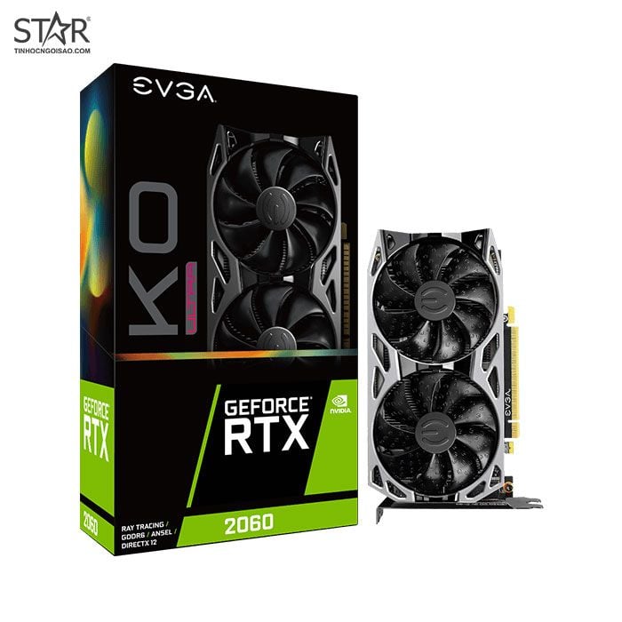 VGA EVGA RTX 2060 KO ULTRA GAMING 6GB GDDR6