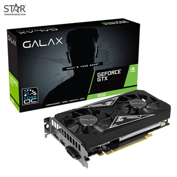  Card màn hình Galax GTX 1650 4GB GDDR6 EX Plus (1-Click OC) 