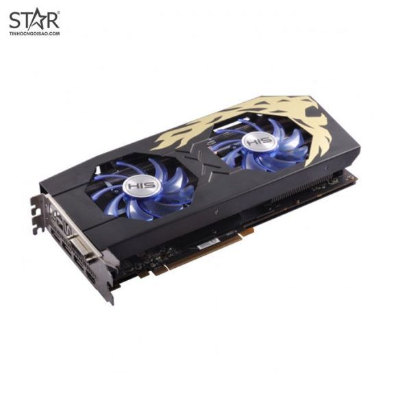 VGA His RX 480 8GB D5 2 Fan Cũ