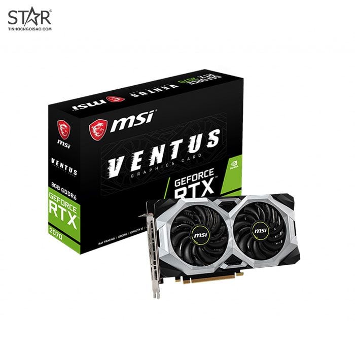 VGA MSI RTX 2070 Ventus 8GB GDDR6 (RTX 2070 VENTUS 8GB)