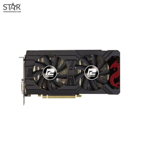 VGA Power Color RX 570 8GB D5 2 Fan QSD (1 cổng DVI)