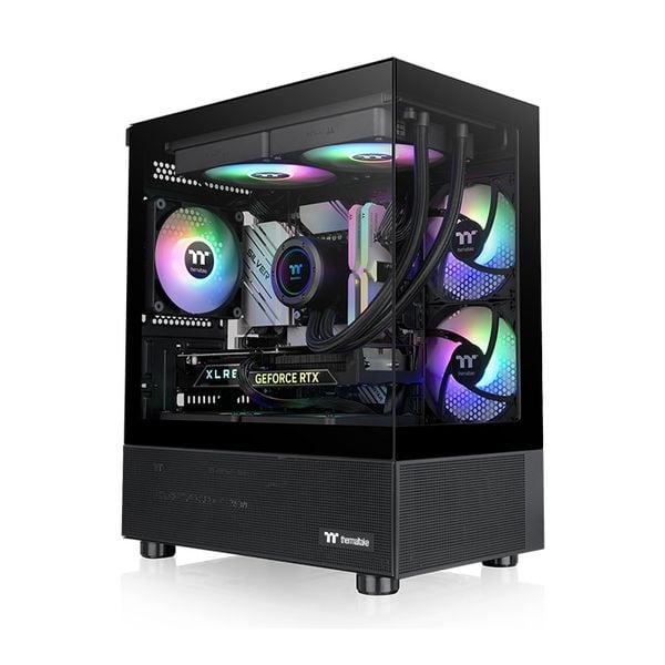  Thùng máy Thermaltake View 170 TG ARGB Micro Chassis - Black | Sẵn 3 fan ARGB (CA-1Z4-00M1WN-00) 
