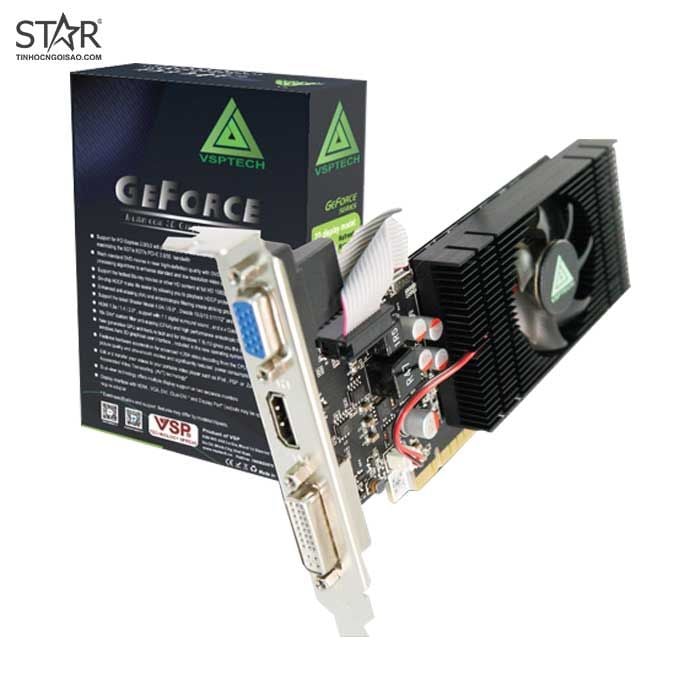 VGA VSPTech GT 730 4GB DDR3 Chính Hãng (VSP GT 730-4GBD3 LP)