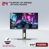  Màn hình VSP VU241Q | 24 inch, 2K, IPS, 75Hz, 7ms, chân xoay 