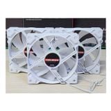  Fan Case CoolMoon K8 Led RGB Trắng (RGB Fixed, Không Cần Hub) 