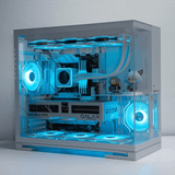  Fan Case Leopard Star Trail ARGB - Trắng, gió ngược 